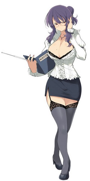 Suzu, profesora de la escuela Hebi Jyoshi… y único personaje nuevo del juego... que me conste.
