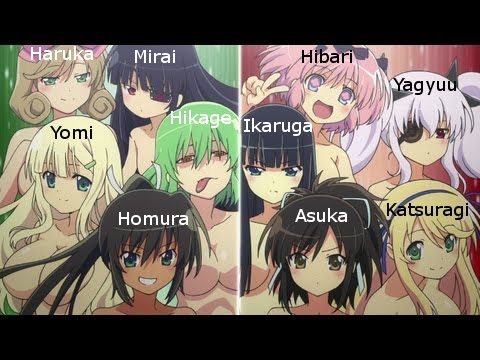 Protagonistas de Senran Kagura Burst